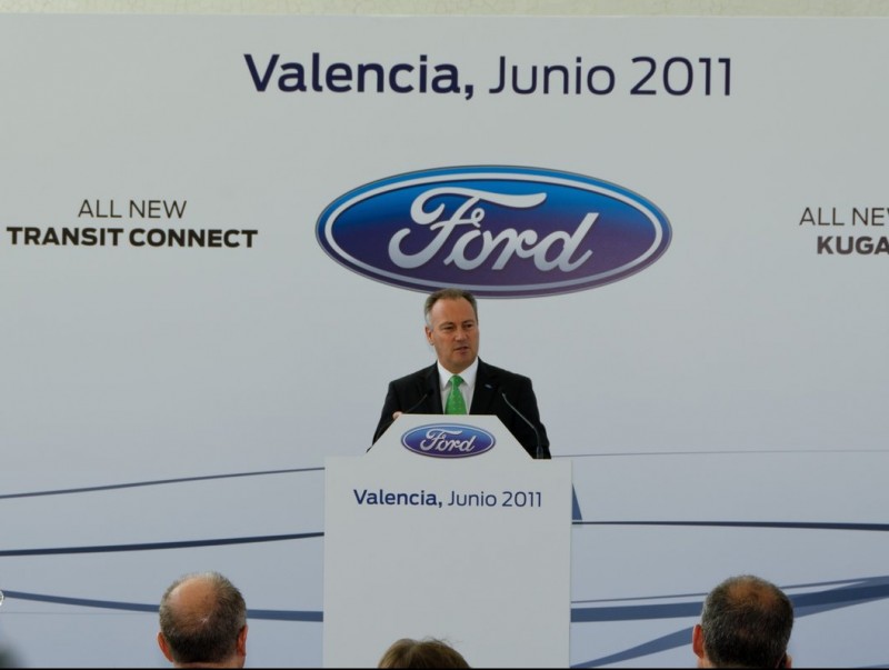 El president de Ford Europa, Stephen Odell, anuncia una inversió de 812 milions d'euros. ARXIU