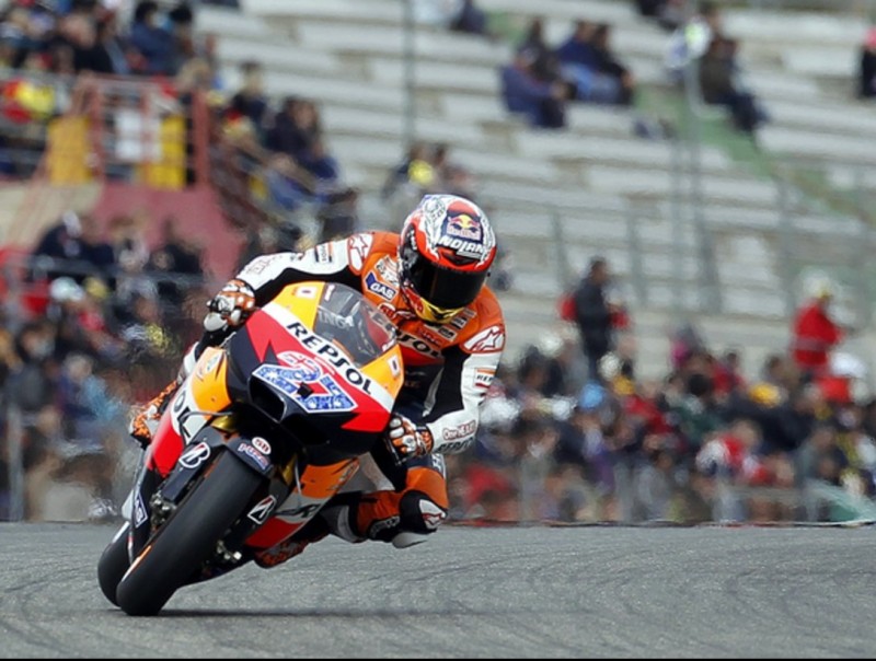 El campió del món de MotoGP, Casey Stoner, aquest dissabte a Xest HEINO KALIS / REUTERS