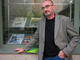 Marc VIdal cap de LLista de ICV-EUiA per la demarcació de Girona/ Foto Manel Lladó MANEL LLADÓ
