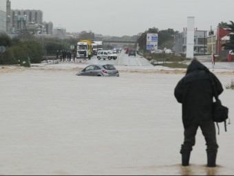 Pluja i inundacions a la demarcació de Tarragona. JOSÉ CARLOS LEÓN