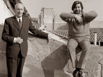 El fotògraf Tony Catanyva captar a Mallorca el retrobament dels dos vells amics i interlocutors després de distanciar-se