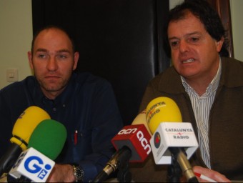 Quim Sunyer afectat de l'Alt Empordà i Pere Rubirola president de JARC, ahir I.BOSCH
