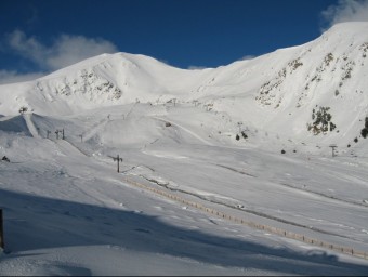 Les pistes de Vallter estan a punt per rebre els primers esquiadors. VALLTER
