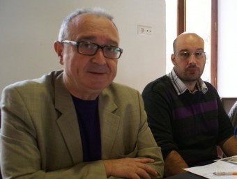Sebastià García i Josep Crespo en conferència de premsa. CEDIDA