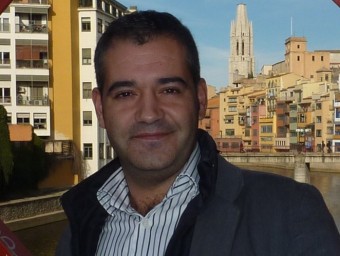 Josep Carrapiço, actual president d'ERC a Girona. EL PUNT