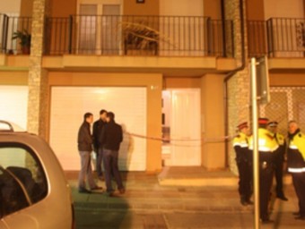 Façana del domicili on s'ha produït el crim, a Santa Coloma de Queralt ACN
