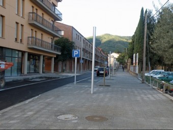 El carrer Triassa, que es va remodelar i pel qual es van pagar contribucions especials.