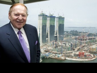Adelson a les obres del complex en obres a Macau REUTERS