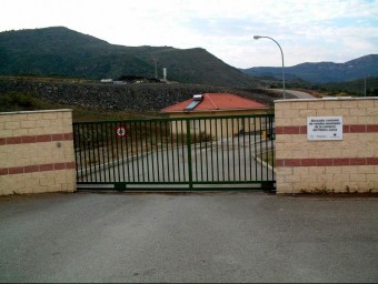 L'entrada al dipòsit controlat de residus de Fígol s, al terme de Tremp. És el més gran del Pirineu català i està pendent d'ampliació. M. LLUVICH / ACN