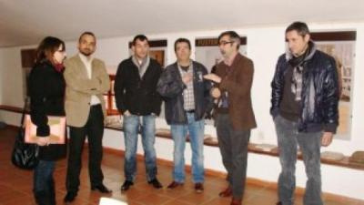 Els tècnics del museu de València visiten la proposta de Potries. CEDIDA