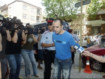 El padrastre de l'Alba, quan va ser traslladat al jutjat el 2007 ANDREU PUIG