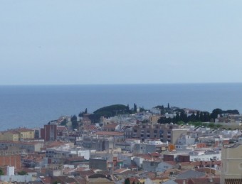 Una perspectiva de part de Canet de Mar, on es va situar l'epicentre del terratrèmol, mar endins TERESA MÁRQUEZ