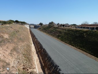 Obres aturades del Corredor Mediterrani, entre Reus i Vila-seca AZAHARA PALOMARES / ARXIU