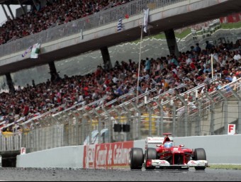 El Circuit de Catalunya , durant el Gran Premi d'Espanya de Fórmula 1, diumenge J.RAMOS