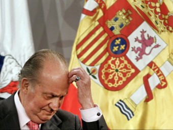 Joan Carles I, dimarts en la visita que va fer a Xile EFE