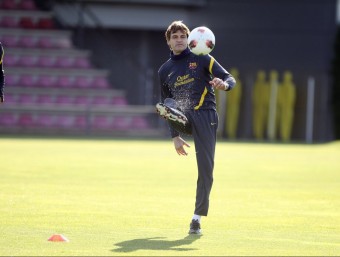 Tito Vilanova en un entrenament amb el Barça de la temporada passada EFE