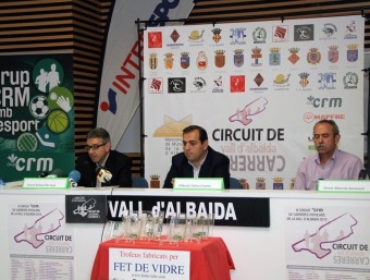 Conferència de premsa de la presentació del circuit. B. SILVESTRE