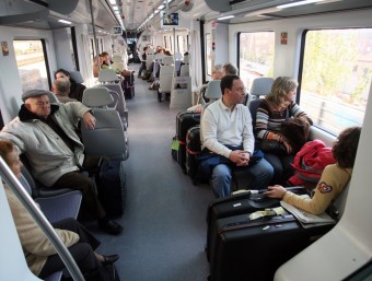 El govern amplia aquest diumenge els horaris de tren entre Barcelona, Girona i Figueres ORIOL DURAN