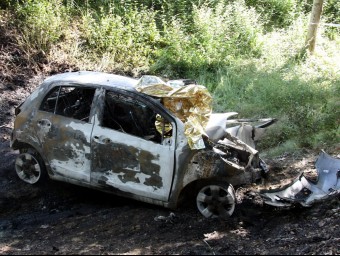 Imatges d'un accident mortal de Vallromanes durant la nit de Sant Joan ACN