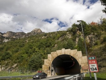 Accés al túnel del Cadí , en una imatge d'arxiu GABRIEL MASSANA