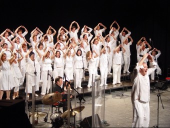 Imatge d'arxiu d'una actuació del grup de Palafolls Gospel Viu! que avui enceta el festival Arts d'Estiu. D.CHICANO