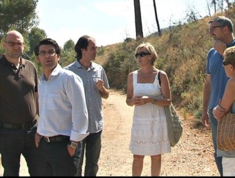 Reunió d'alcaldes i regidors de la Vall d'Albaida i el Comtat afectats pels incendis de 2010. EL PUNT-AVUI