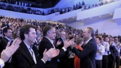 Plenari del XIII congrés del PP valencià, que ha reelegit Alberto Fabra com a president. EL PUNT-AVUI