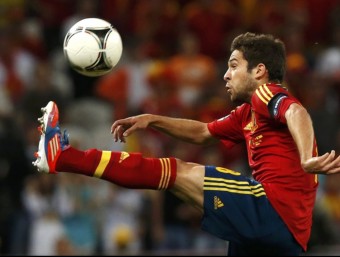 Jordi Alba va jugar l'Eurocopa amb la selecció espanyola i ara disputarà els Jocs Olímpics REUTERS