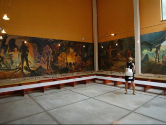 La sala d'exposicions del parc, en una imatge d'arxiu.  MIQUEL RUIZ