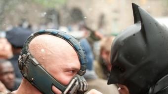 Bane (Tom Hardy) i Batman (Christian Bale) WARNER BROS