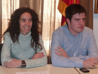 Montserrat Portabella, a la foto al costat de Joan Manso, ha estat fins ara la mà dreta de l'alcalde. J.C