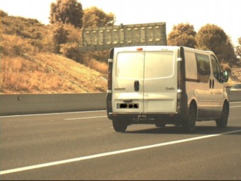 La furgoneta d'un ciutadà francès denunciat per córrer massa i anar ebri per l'AP-7 CME