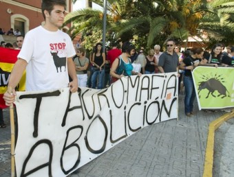 Acte de protesta d el'any passat a la rodalia de l'Estació d'Algemesí. MOISES CASTELL