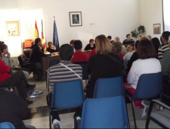 Sala de Plens de l'Ajuntament en una altra sessió. S. C