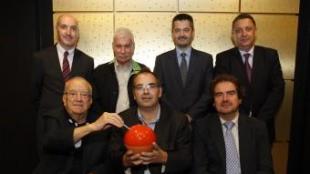 Els set empresaris catalans que han participat en el debat ORIOL DURAN
