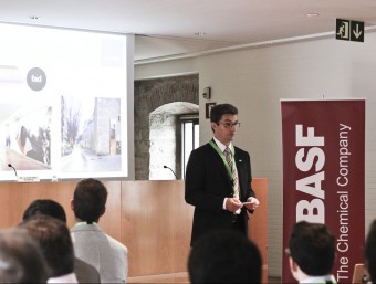 Carles Navarro, director comercial de Basf, durant la seva intervenció en el Packaging Day.  L'ECONÒMIC