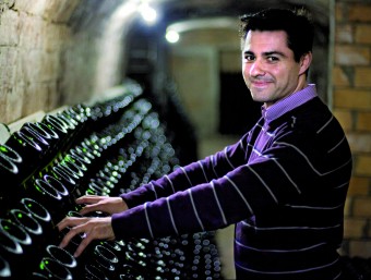 Francesc Domínguez és el fill dels fundadors d'El Xamfrà i actual gerent del celler, situat a Sant Sadurní d'Anoia.  ROBERT RAMOS