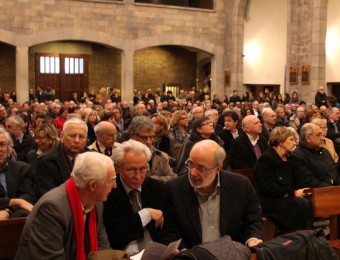 L'ofici es va celebrar a la església del Mercadal, a Girona, i va ser multitudinari JOAN SABATER
