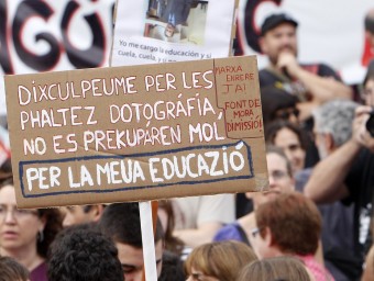Manifestació a València en defensa de l'escola en valencià JOSEP CUELLAR / ARXIU