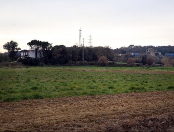 Una imatge dels terrenys propers a la casa de colònies Bosc de la Massana, a Vilablareix. El govern hi preveu un pas soterrat del ramal final de la variant de Bescanó JOAN CASTRO / ICONNA