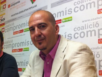 El portaveu de Compromís a l'Ajuntament d'Alacant, Tomàs Mestre. D.B