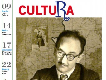 Joaquim Amat-Piniella, a la portada del Cultura d'aquest divendres EL PUNT AVUI