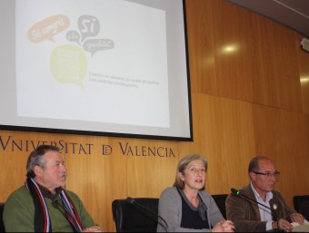 Acte de presentació del 5é Congrés a la Universitat de València. J. CUÉLLAR
