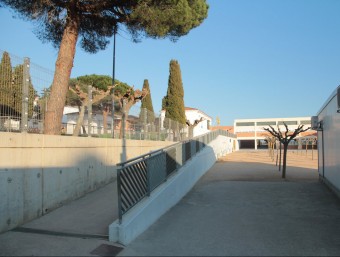 L'entrada a l'escola Pedralta de Santa Cristina d'Aro E.A