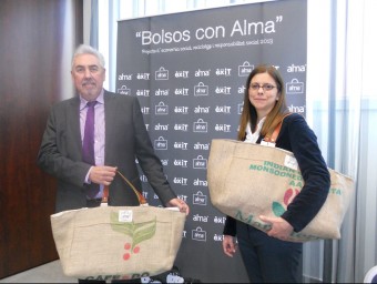 Jordi Pou i Silvana Mallia de l'equip directiu d'Alma. URE COMAS