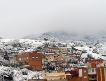 Imatges de la nevada a Barcelona dissabte passat ALBERT SALAMÉ