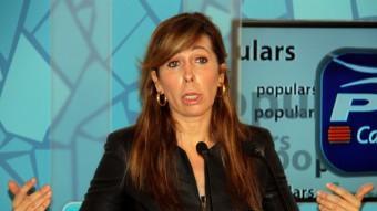La presidenta del PP de Catalunya, Alícia Sánchez-Camacho, en una imatge del passat dilluns ACN