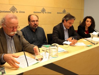 D'esquerra a dreta, Joan Boadas, Gabriel Alcalde, Carles Ribas i Gemma Domènech JOAN SABATER