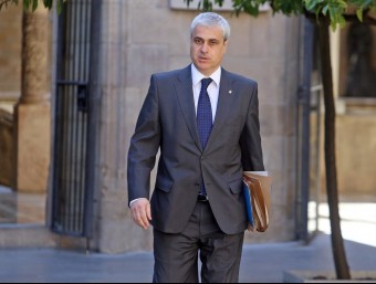 El conseller de Justícia , Germà Gordó, al Palau de la Generalitat, el març passat JUANMA RAMOS