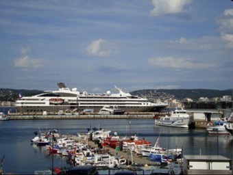 El creuer va arribar divendres al port de Palamós